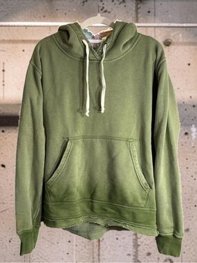 FREE PEOPLE ZUMA SEA SERPENT HOODED SWEATSHIRT L
